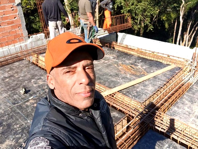 Concretagem de laje residencial